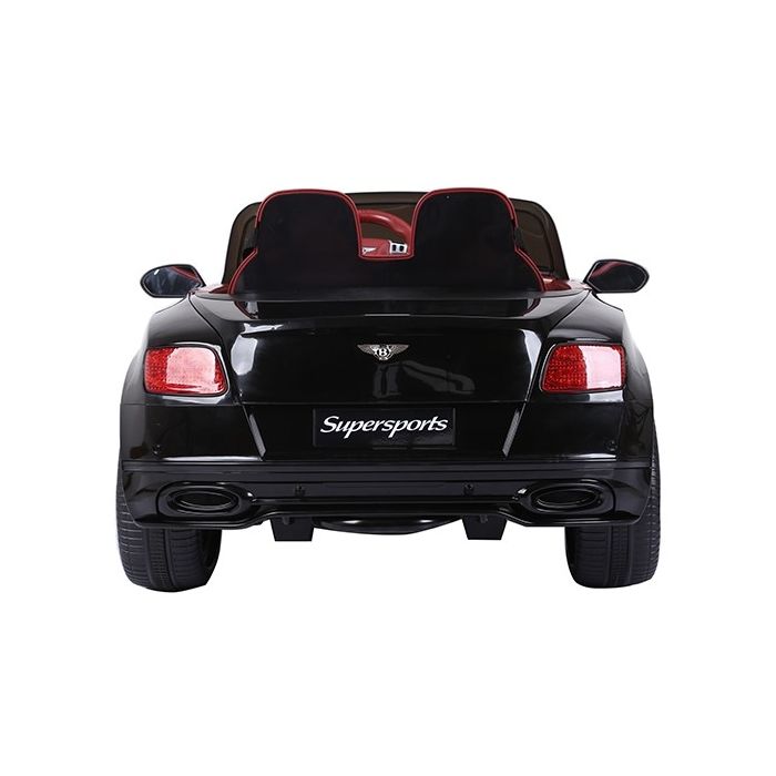 Accu Auto Kind BENTLEY Continental SuperSport 2 persoons Zwart Metallic