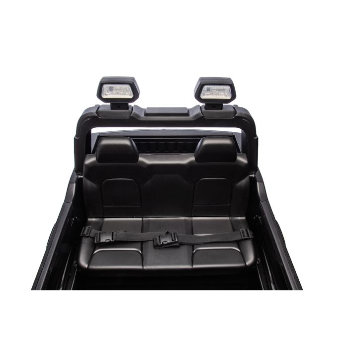 Elektrische Kinderauto Dodge RAM 3500 4X4 24V 2 persoons zwart