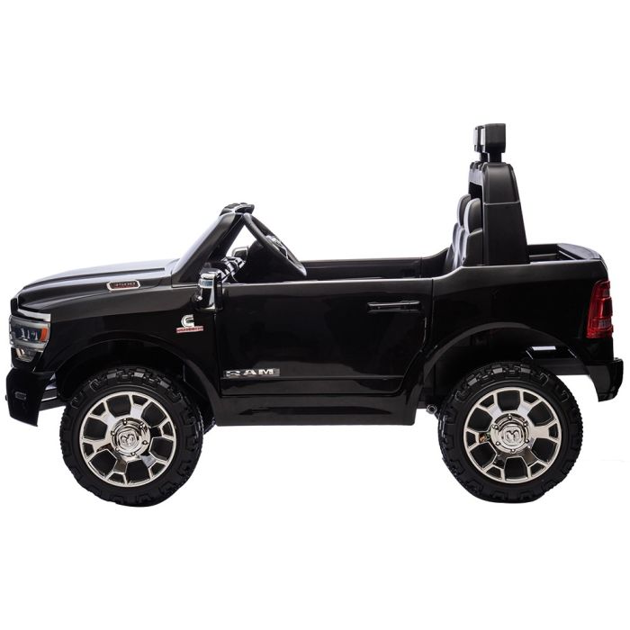 Elektrische Kinderauto Dodge RAM 3500 4X4 24V 2 persoons zwart
