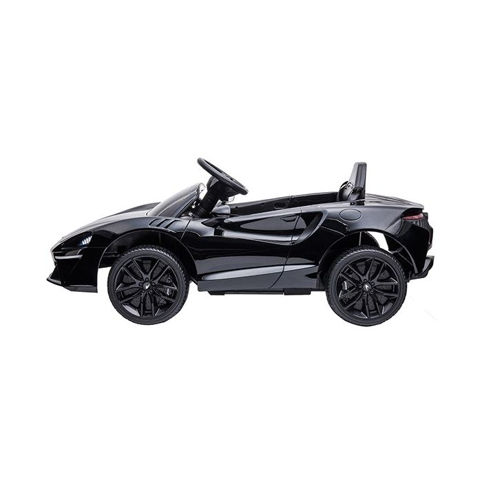 Elektrische Kinderauto Mclaren Artura Zwart Metallic 4X4 12Volt