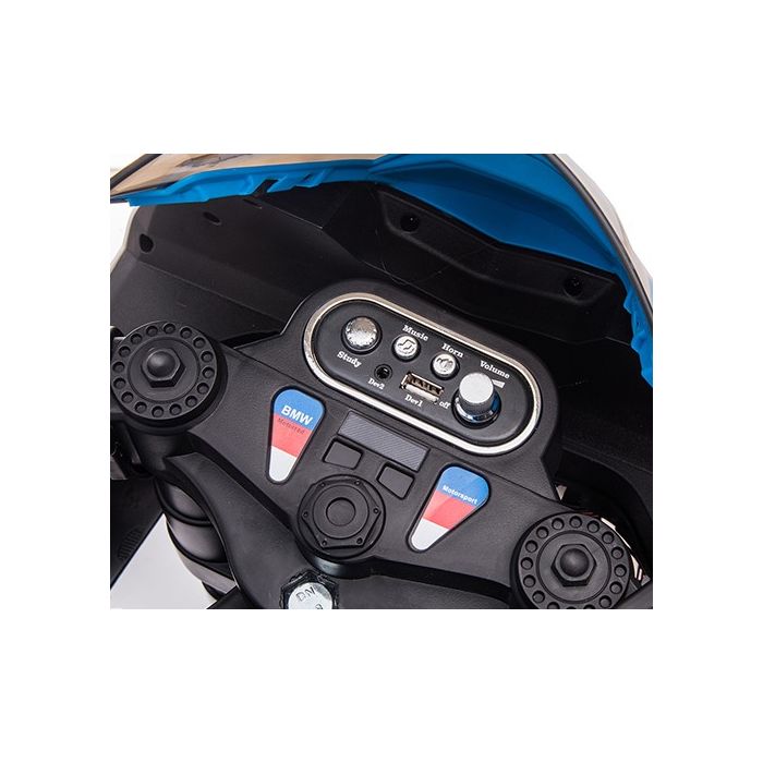 Elektrische Kindermotor BMW HP4 Blauw 12V