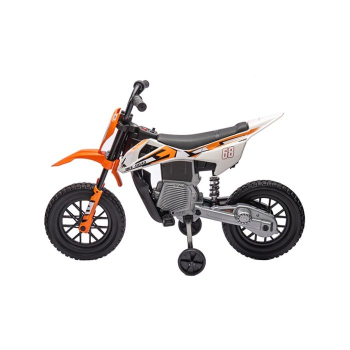 Elektrische Kindermotor Cross Bike Off-road Oranje 12Volt