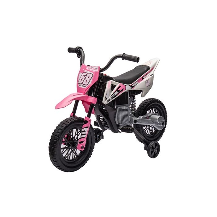 Elektrische Kindermotor Cross Bike Off-road Roze 12Volt