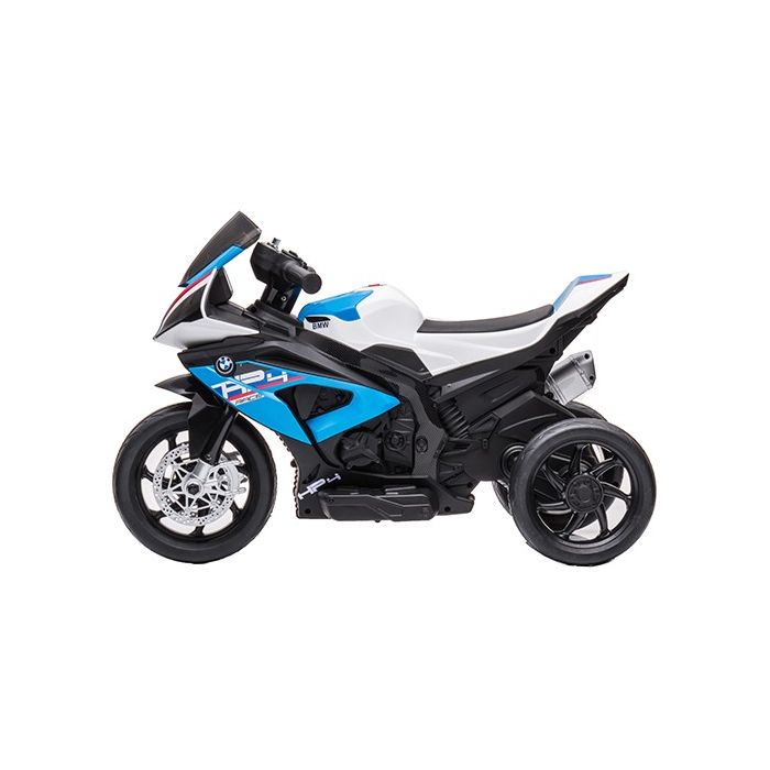 Elektrische Kindermotor mini BMW HP4 Blauw 12V