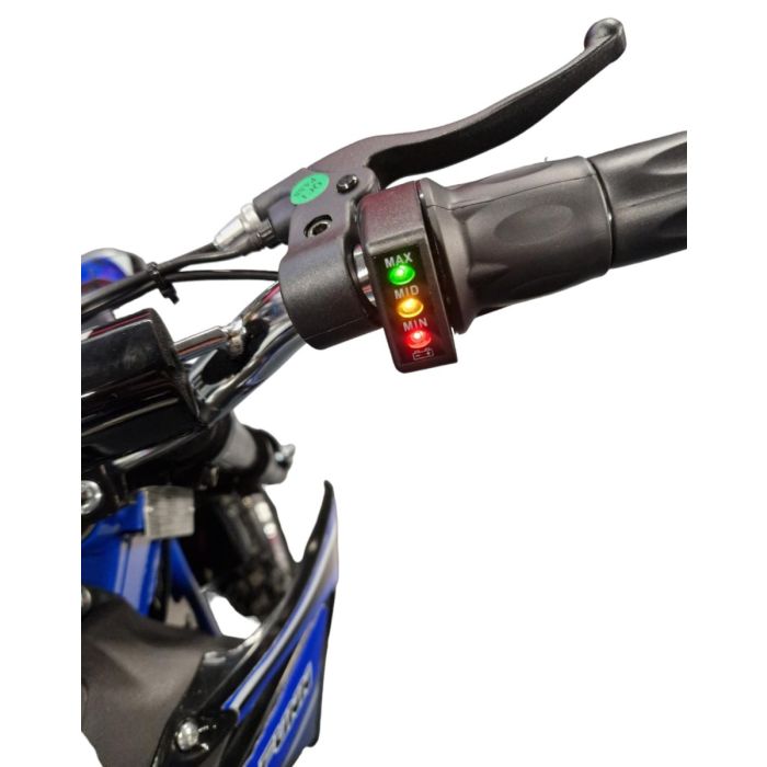 Mini Cross Bike JUMPER PRO Blauw 500W 36 volt Li-ion