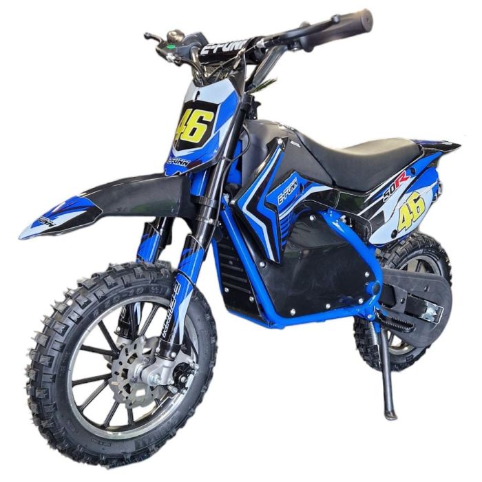Mini Cross Bike JUMPER PRO Blauw 500W 36 volt Li-ion