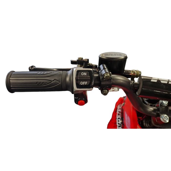 Elektrische Midi Quad CYCLONE Rood 1200W BRUSHLESS 48Volt LCD-Scherm