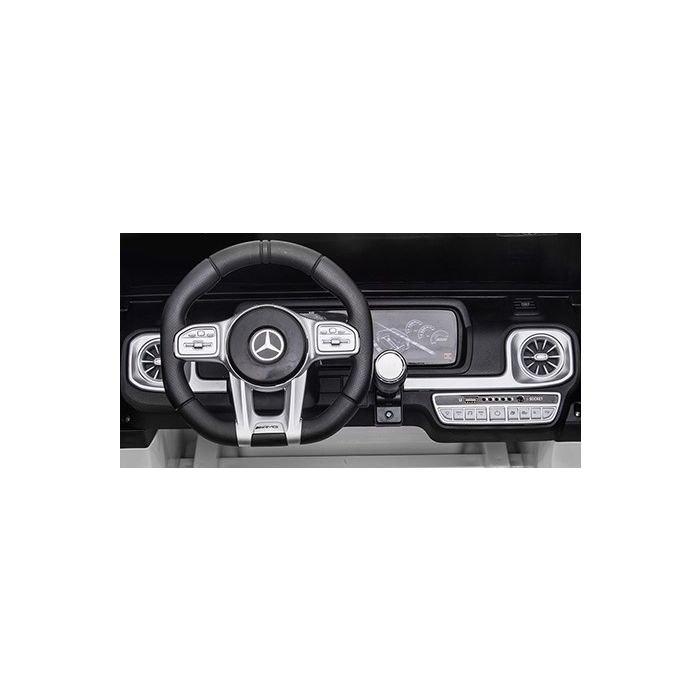 Elektrische Kinderauto MERCEDES G63-AMG 24 Volt 4X4 Zwart Metallic 2 Persoons