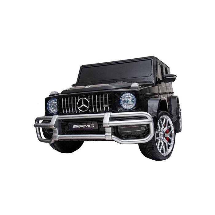 Elektrische Kinderauto MERCEDES G63-AMG 24 Volt 4X4 Zwart Metallic 2 Persoons