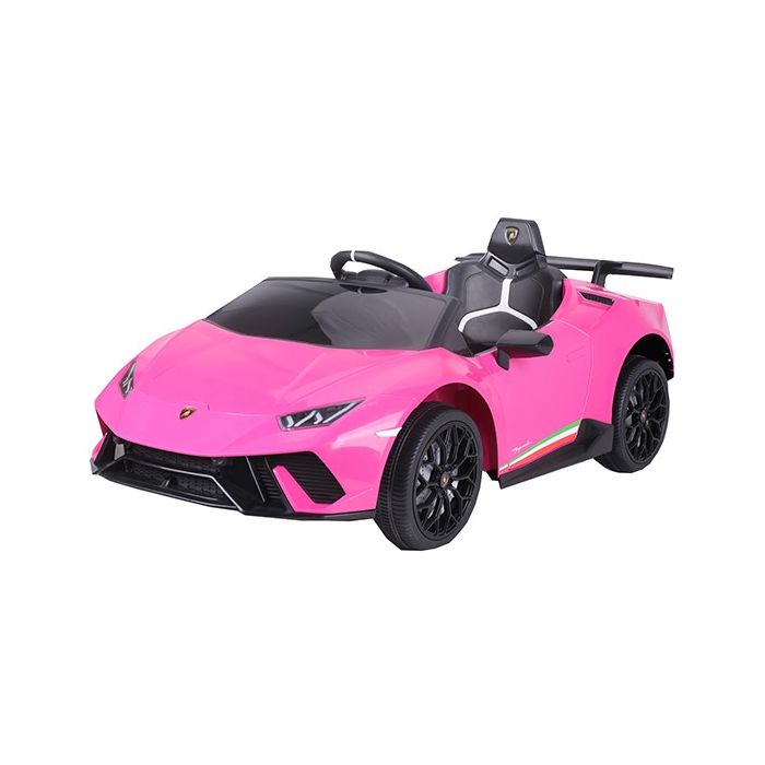 Elektrische Kinderauto Lamborghini Huracan Performante Roze 4X4 12Volt