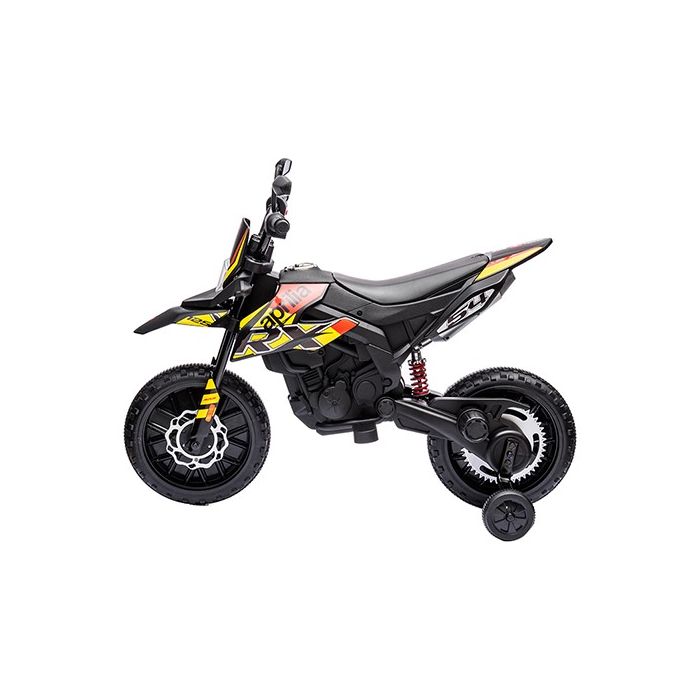 Elektrische Crossbike Aprilia RX Geel 12V