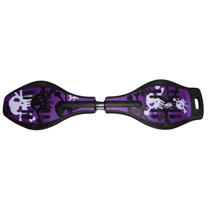 Waveboard Skull Paars