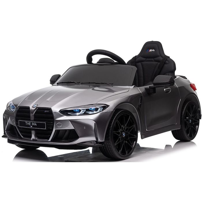 Elektrische Kinderauto BMW M4 Grijs Metallic 12V