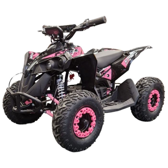Elektrische kinderquad Cyclone Roze 1060W 48V Brushless LCD-Scherm