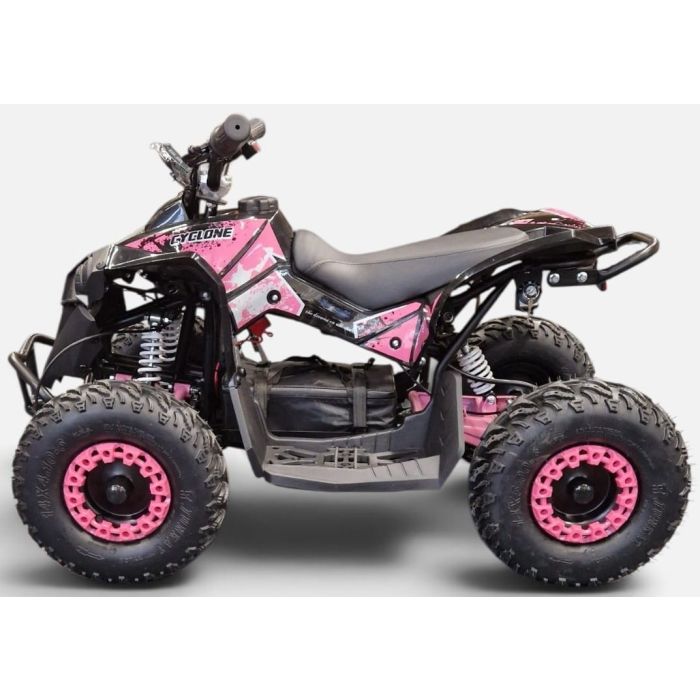 Elektrische kinderquad Cyclone Roze 1060W 48V Brushless LCD-Scherm
