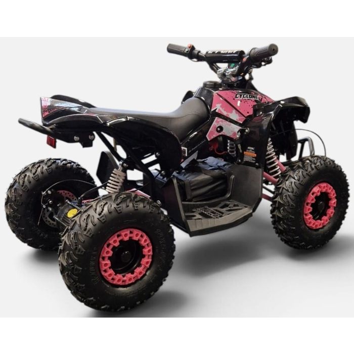Elektrische kinderquad Cyclone Roze 1060W 48V Brushless LCD-Scherm