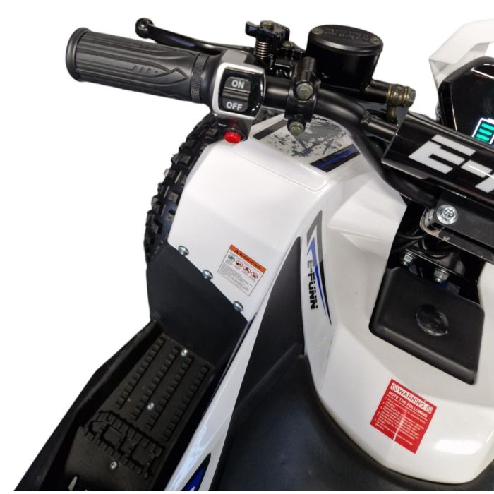 Elektrische kinderquad Midi Typhoon Blauw 1200W 48V Brushless LCD-Scherm