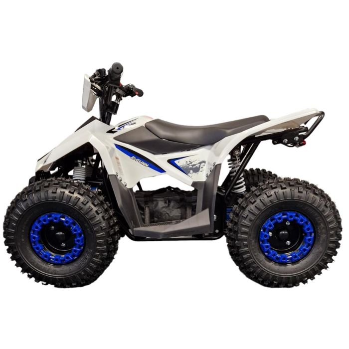 Elektrische kinderquad Midi Typhoon Blauw 1200W 48V Brushless LCD-Scherm