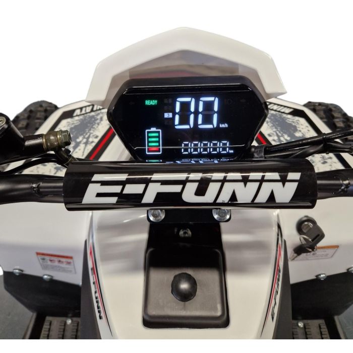 Elektrische kinderquad Midi Typhoon Rood 1200W 48V Brushless LCD-Scherm