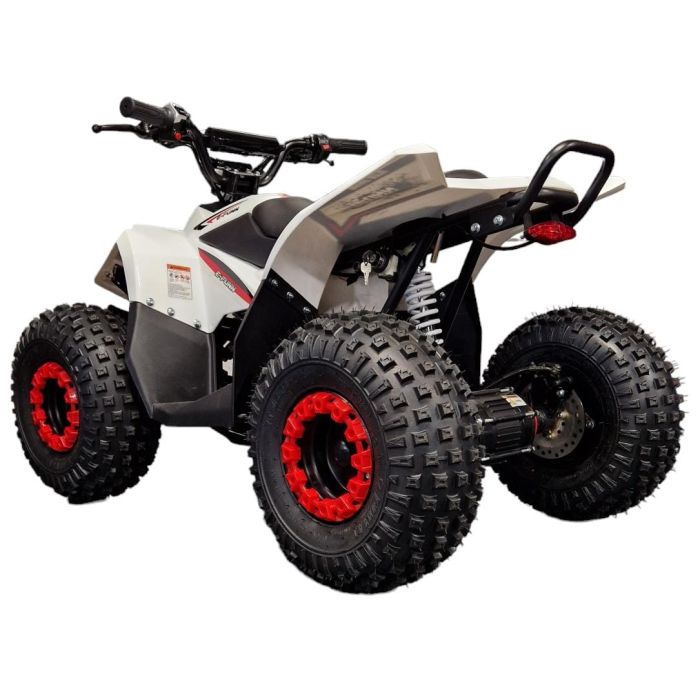 Elektrische kinderquad Midi Typhoon Rood 1200W 48V Brushless LCD-Scherm