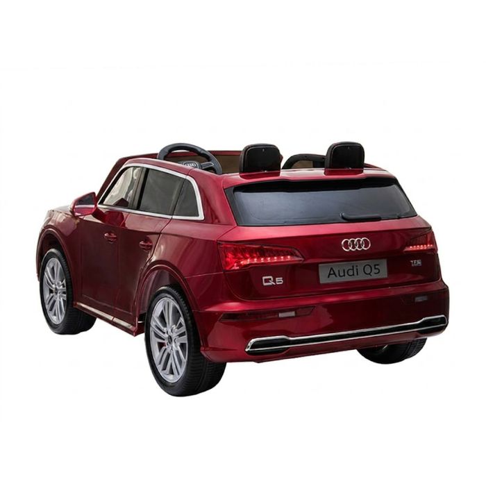 Elektrische Kinder SUV Audi Q5 Rood Metallic 4X4 2 Persoons 24V