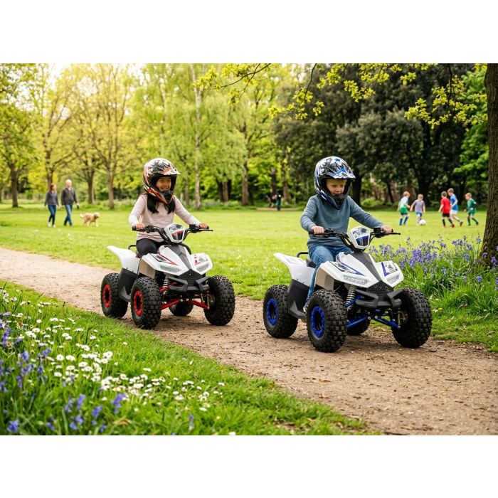 Elektrische kinderquad Midi Typhoon Rood 1200W 48V Brushless LCD-Scherm