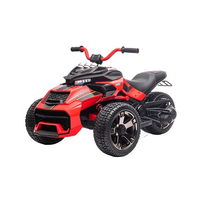 Elektrische Kindermotor Trike met RC 12 Volt Rood