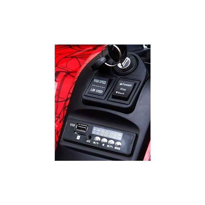 Elektrische kinderquad Mamba 24Volt Red Spider met RC
