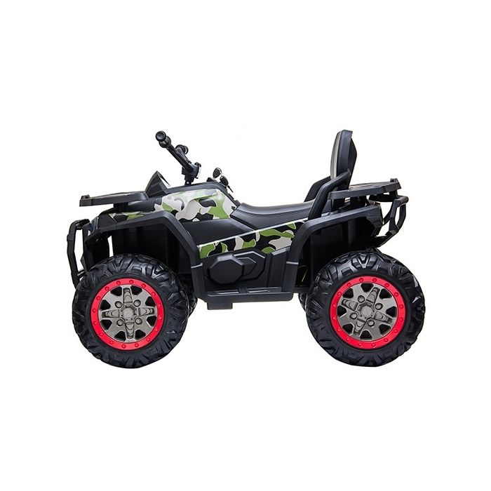 Elektrische kinderquad Mamba 24Volt Camo Groen met RC