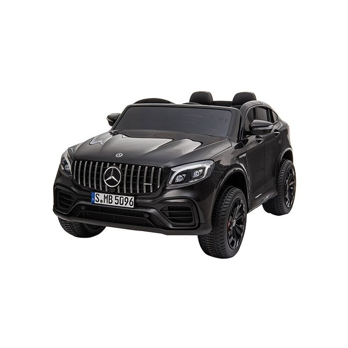 Accu Kinderauto MERCEDES GLC63-AMG 4X4 MP4 Zwart Metallic 2 Persoons