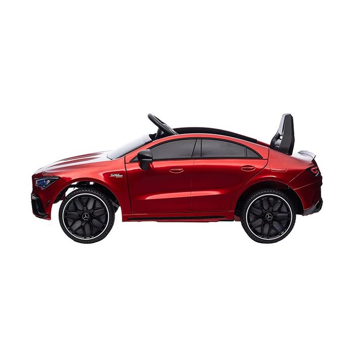 Accu Kinderauto Mercedes CLA45s AMG Rood metallic
