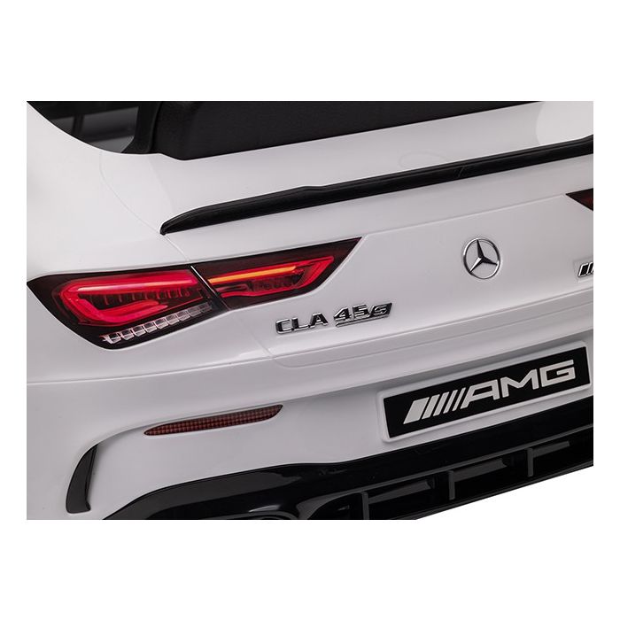 Accu Kinderauto Mercedes CLA45s AMG Wit 12v