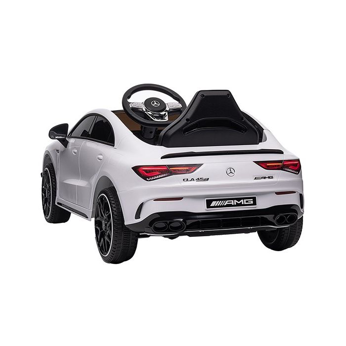 Accu Kinderauto Mercedes CLA45s AMG Wit 12v