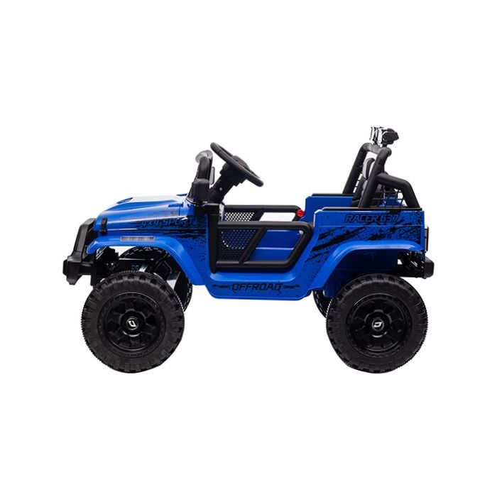 Elektrische kinderjeep Racer Blauw 24V 4X4
