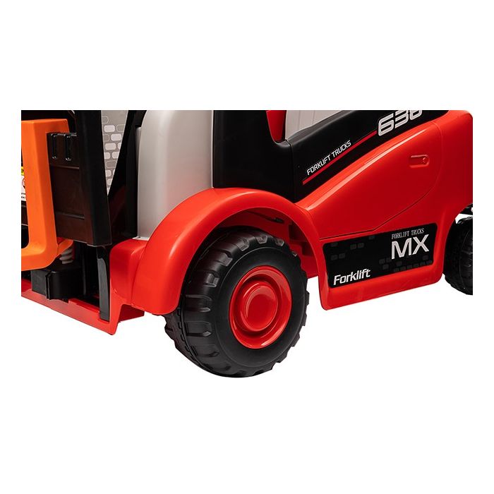 Elektrische Kinderauto Heftruck Rood 12V