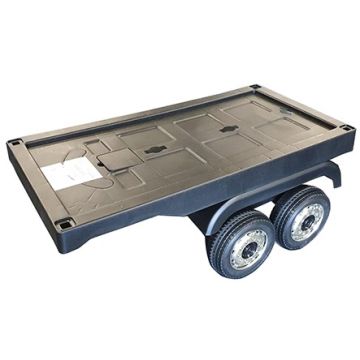 Mercedes Actros/Scania Trailer Zwart Rubber Banden