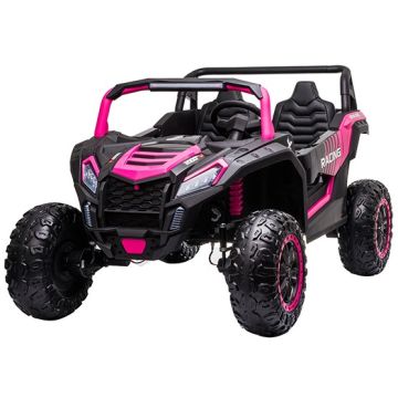 Elektrische Kinderbuggy PhantomXL 24V 4X4 Roze 2 Persoons