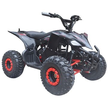 Elektrische kinderquad Maxi Tornado 1200W 60V Brushless LCD Scherm Rood
