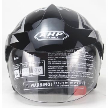 Scooter Helm Zwart
