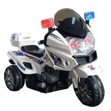 Accu Motor Beemer Politie GTL Wit 12Volt