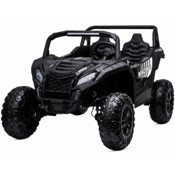 Elektrische Kinderbuggy PhantomXL 24V 4X4 Zwart 2 Persoons