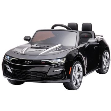 Accu kinderauto Chevrolet Camaro SS Zwart Metallic 12Volt