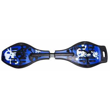 Waveboard Skull Blauw