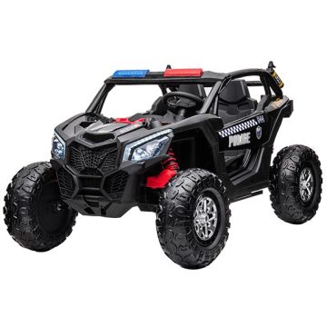 Elektrische Kinderbuggy Proton Politie 2 Persoons 4X4 24 Volt