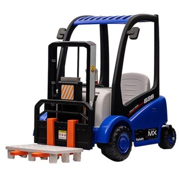 Elektrische Kinderauto Heftruck Blauw 12V
