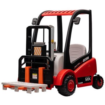 Elektrische Kinderauto Heftruck Rood 12V