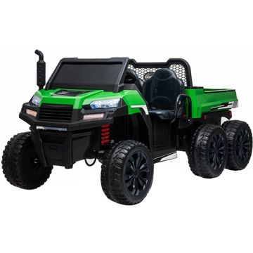 Elektrische Kinderauto Truggy XL 24Volt 4X6 Groen 2-persoons