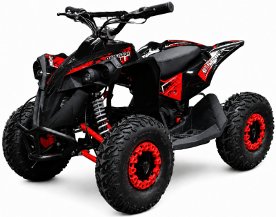 Elektrische kinderquad Cyclone Rood 1060W 48V Brushless LCD Scherm