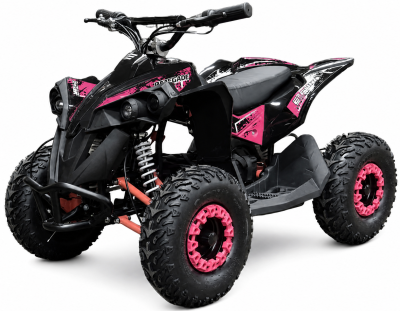 Elektrische kinderquad Cyclone Roze 1060W 48V Brushless LCD-Scherm