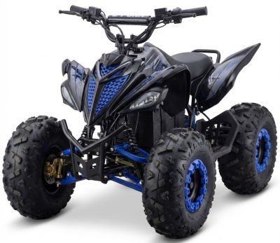 Elektrische kinderquad Midi Draconis Blauw 1200W 48V Brushless LCD-Scherm